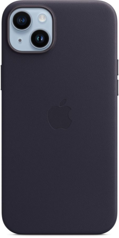 Купить Чехол Apple iPhone 14 Plus Leather Case with MagSafe, ink (MPPC3FE/A)